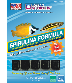 Ocean Nutrition Spirulina Formula Frozen 100g