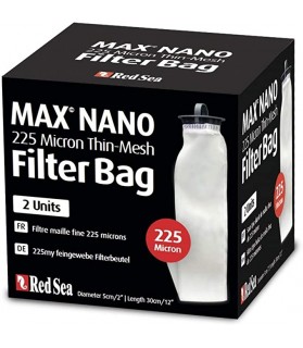 Red Sea Max Nano Feinmaschige Filtertüte aus 225 Mikron Nylon - Filtertüte 2 Stück