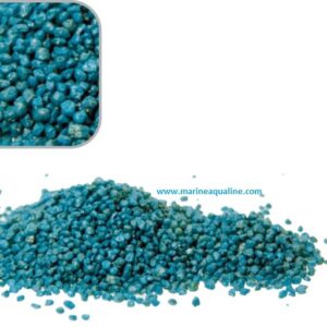 Wave Ghiaia Quarzo Ceramizzato Turchese 5 Kg Ø ca 4 mm
