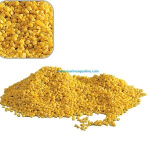 Wave Ghiaia Quarzo Giallo Ceramizzato 5 Kg Ø ca 4 mm