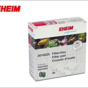 EHEIM - 2616225 - Ricambio Pad filtrante fine (Bianco) per filtro esterno Professionel 2222/2224 e 2322/2324 (3 pezzi)