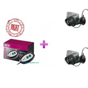 Newa Kit promozionale System Movimento acqua 2 Pompe Newave 3.9 Portata 3900 l/h + Controller