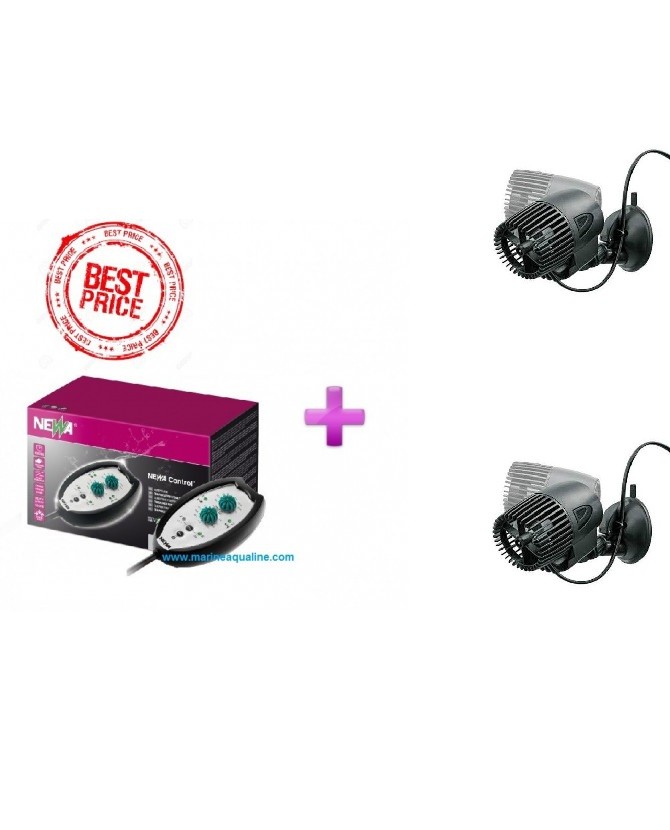 Newa Kit promozionale System Movimento acqua 2 Pompe Newave 3.9 Portata 3900 l/h + Controller
