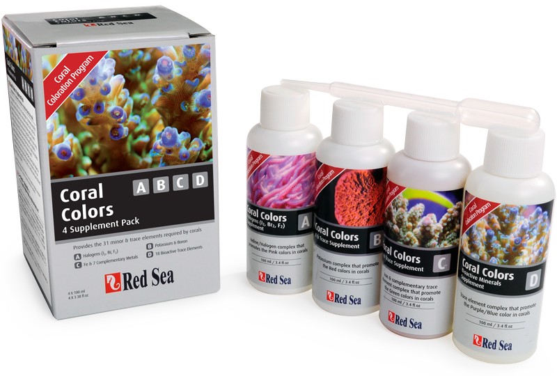 Red Sea Coral Colors ABCD - 4x100 ml